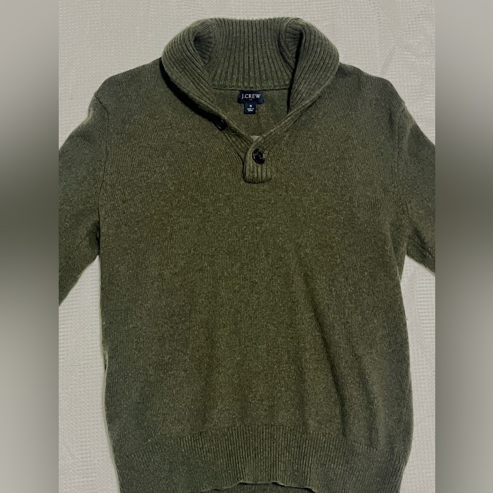 J.Crew Women’s Size Small Wool Blend Green Sweater - Picture 2 of 8